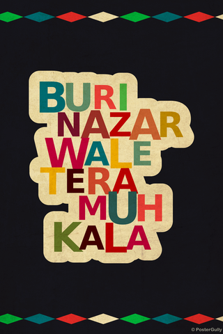 Wall Art, Buri Nazar Wale, - PosterGully