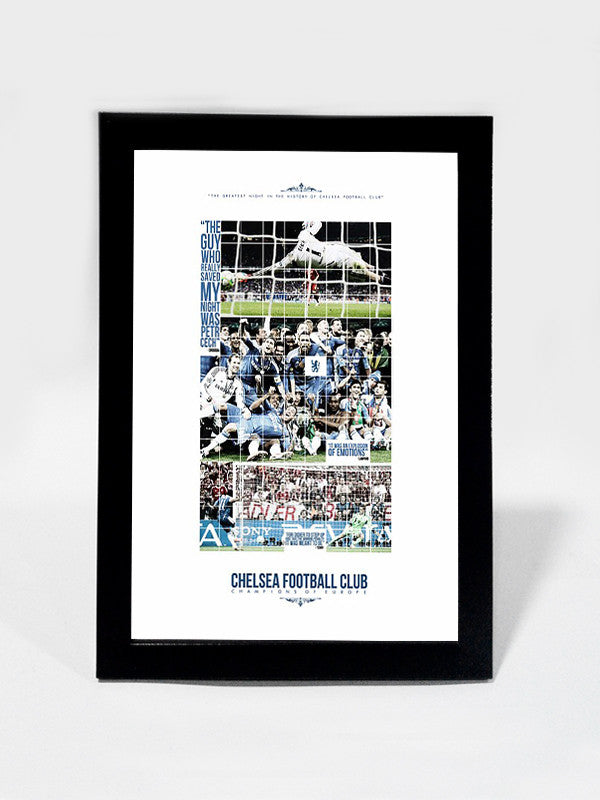 Framed Art, Chelsea Champions Minimal Art | Framed Art, - PosterGully