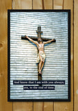 Glass Framed Posters, Christ With You Glass Framed Poster, - PosterGully - 1
