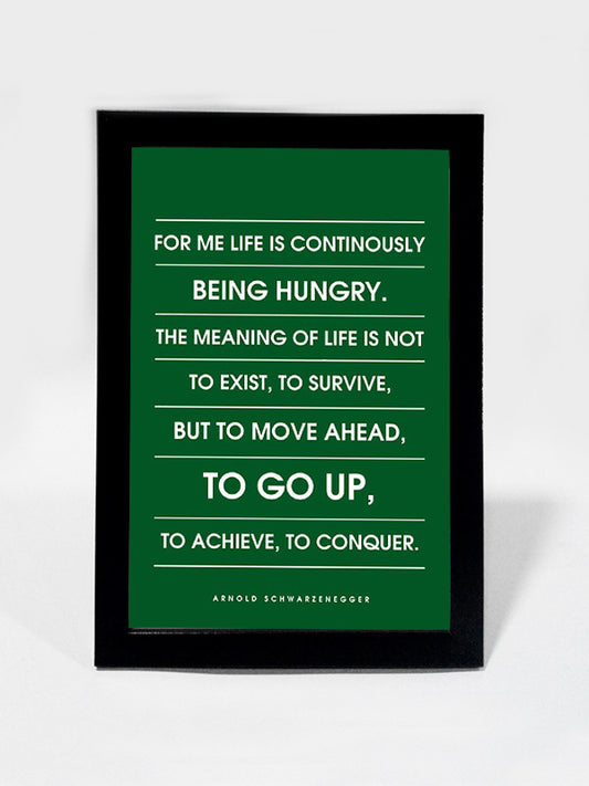 Framed Art, Conquer Arnold Schwarzenegger | Framed Art, - PosterGully