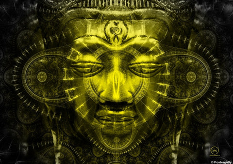 Wall Art, Contemporary Buddha Warmth, - PosterGully