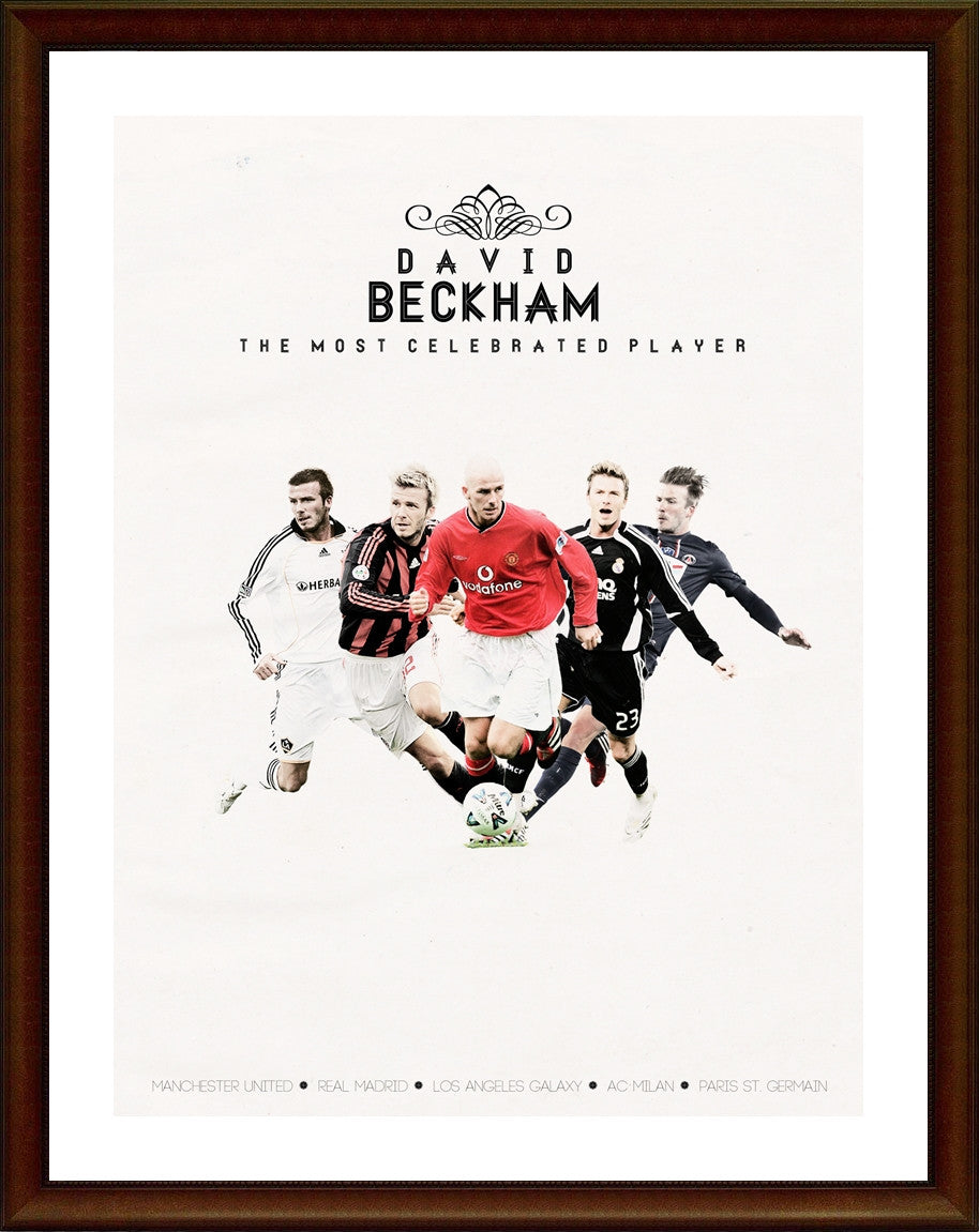 Wall Art, David Beckham | The Legend, - PosterGully