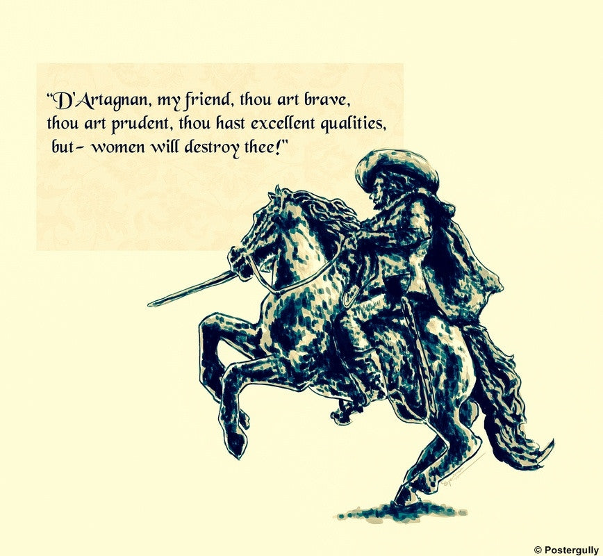 Wall Art, D'Artagnan, - PosterGully