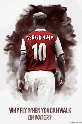 Wall Art, Dennis Bergkamp | Arsenal F.C, - PosterGully