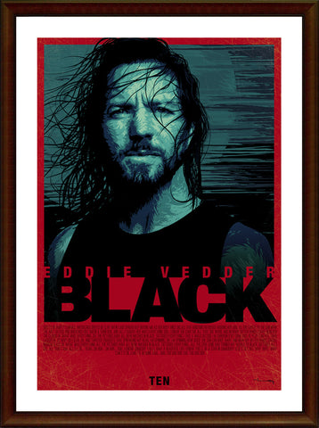 Wall Art, Eddie Vedder | Black Artwork, - PosterGully