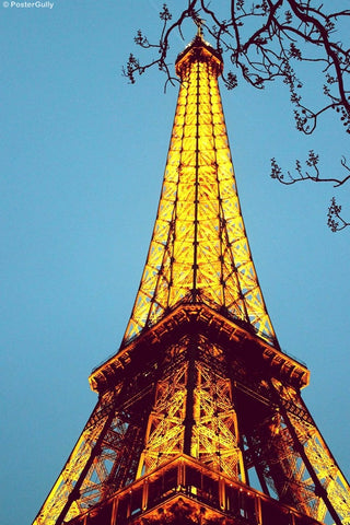 Wall Art, Eiffel Tower | Night Lights, - PosterGully