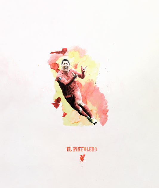 Wall Art, Luis Suarez | Liverpool Minimal Art, - PosterGully