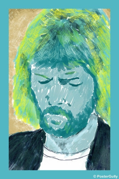 Wall Art, Eric Clapton Young-Artwork, - PosterGully