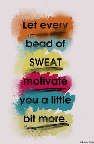Wall Art, Every Sweat | Gym Workout, - PosterGully