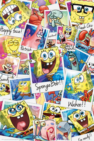 Maxi Poster, Spongebob - Polaroids Poster, - PosterGully