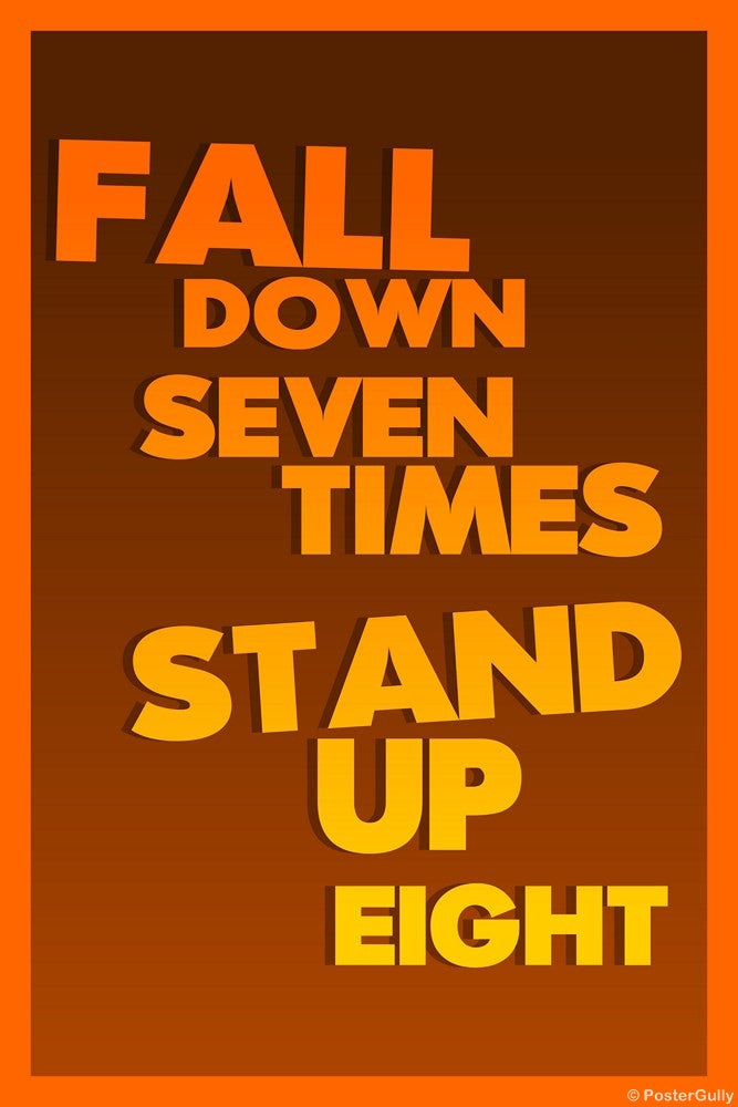 Wall Art, Fall Seven TImes, - PosterGully