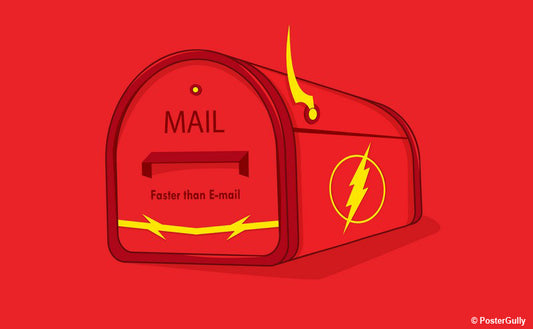 Wall Art, Faster Than Email | Adil, - PosterGully