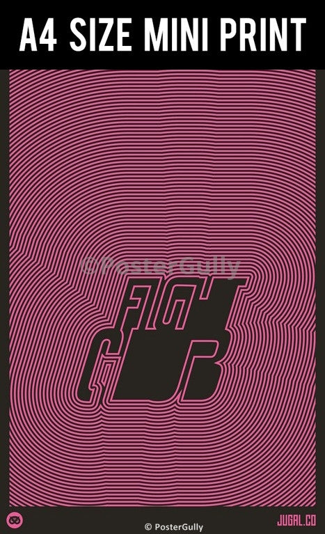 Mini Prints, Fight Club: Minimalist | Mini Print, - PosterGully