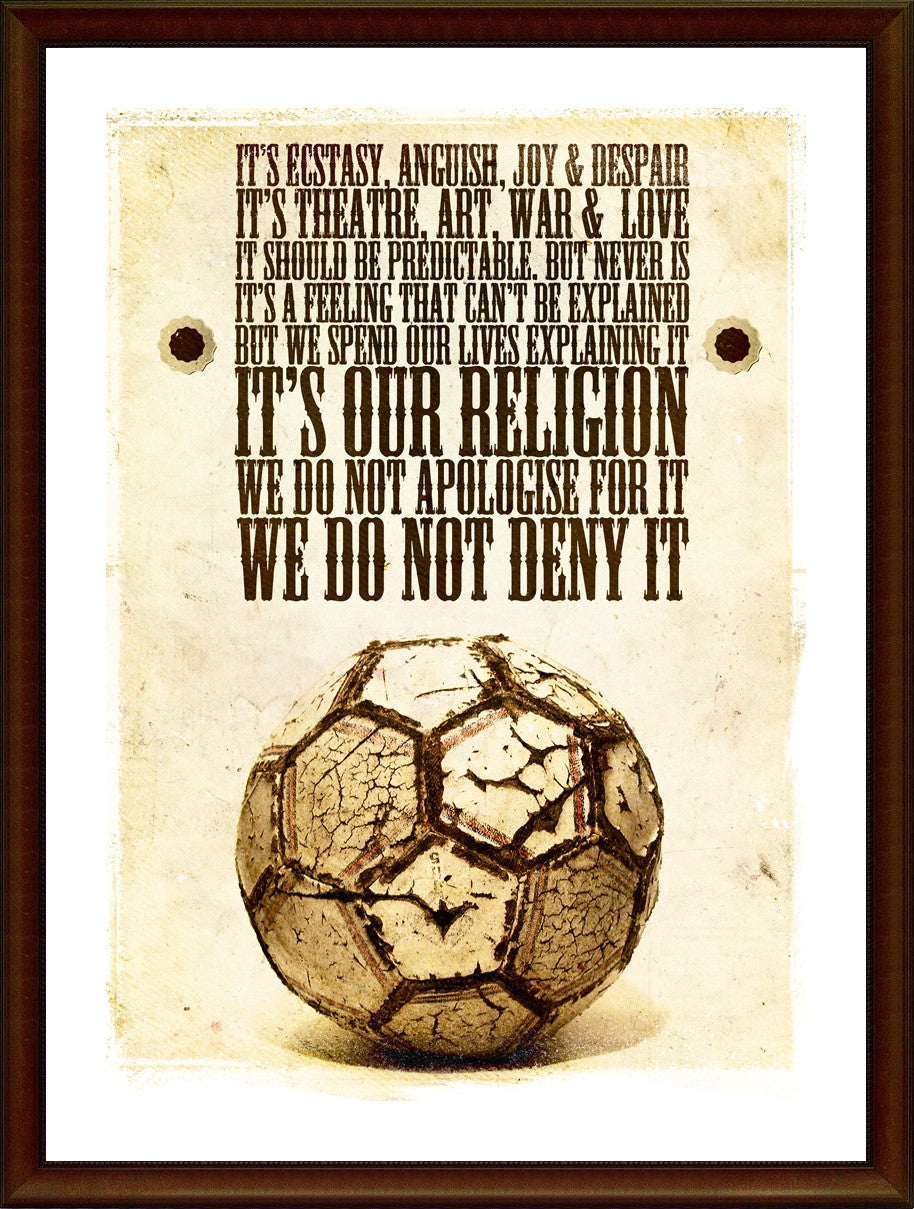 Wall Art, Football Is Religion, - PosterGully