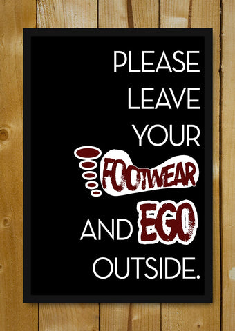 Glass Framed Posters, Footwear Ego Glass Framed Poster, - PosterGully - 1