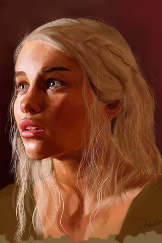 PosterGully Specials, Game Of Thrones : Daenerys Targaryen Wall Art