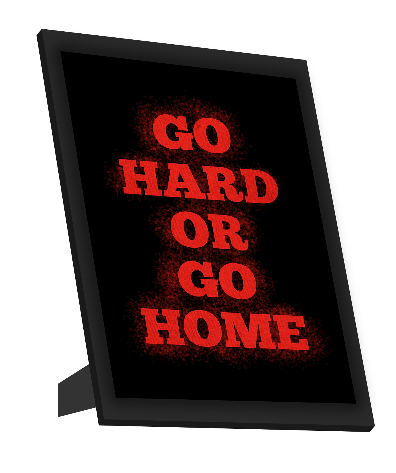 Framed Art, Go Hard | Gym Workout Framed Art, - PosterGully