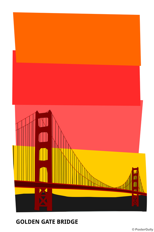 Wall Art, Golden Gate Bridge San Francisco, - PosterGully