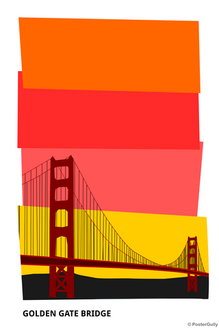 Wall Art, Golden Gate Bridge San Francisco, - PosterGully