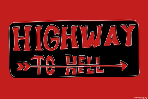 Wall Art, Highway To Hell | Pop Color, - PosterGully