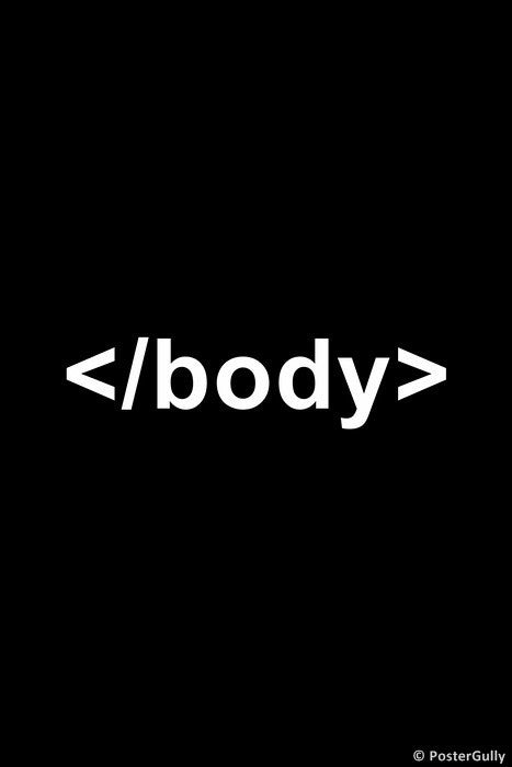 Wall Art, Html Body, - PosterGully