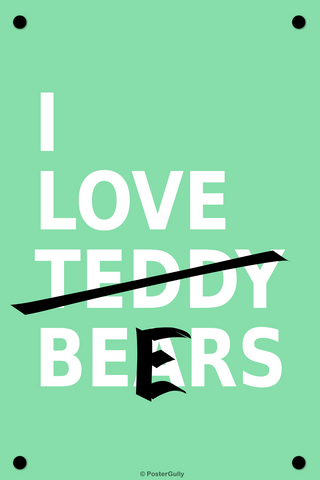 Wall Art, I Love Beers, - PosterGully