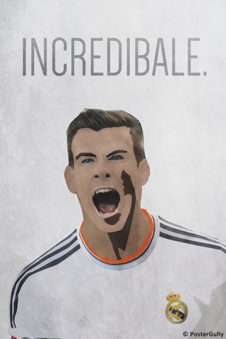 Wall Art, Incredible Gareth Bale - Real Madrid, - PosterGully
