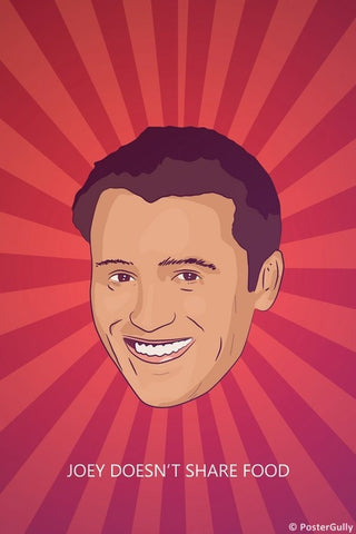 Wall Art, Joey Food | Strips | Friends, - PosterGully