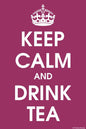 Wall Art, Keep Calm And Drink Tea, - PosterGully