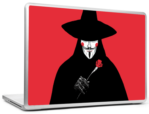 Laptop Skins, V For Vendetta Revolution Laptop Skin, - PosterGully