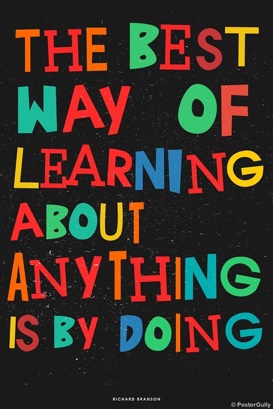 Wall Art, Learning | Richard Branson, - PosterGully