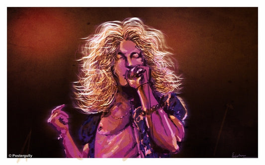 Wall Art, Led Zeppelin | Robert Plant Artwork, - PosterGully