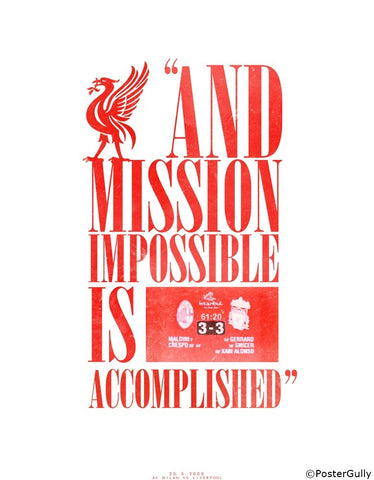 Wall Art, Liverpool Wins Champions League | Minimal Football Art, - PosterGully