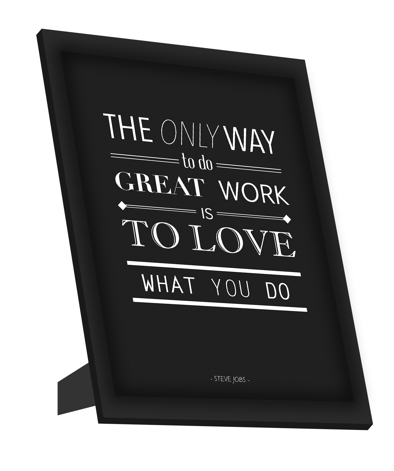 Framed Art, Love What You Do | Steve Jobs Quote Framed Art, - PosterGully