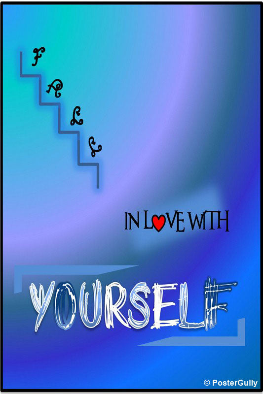 Wall Art, Love Yourself Artwork