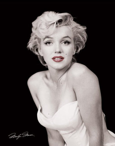 Art Print (Medium), Marilyn Monroe Red Lips Art Print, - PosterGully