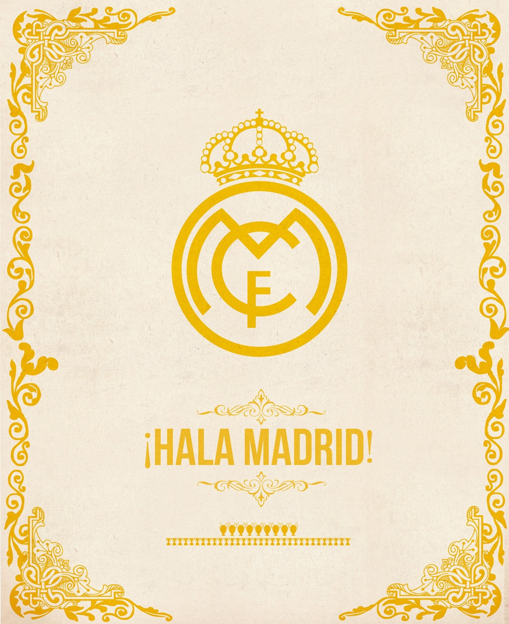 PosterGully Specials, Real Madrid | Minimal Art, - PosterGully