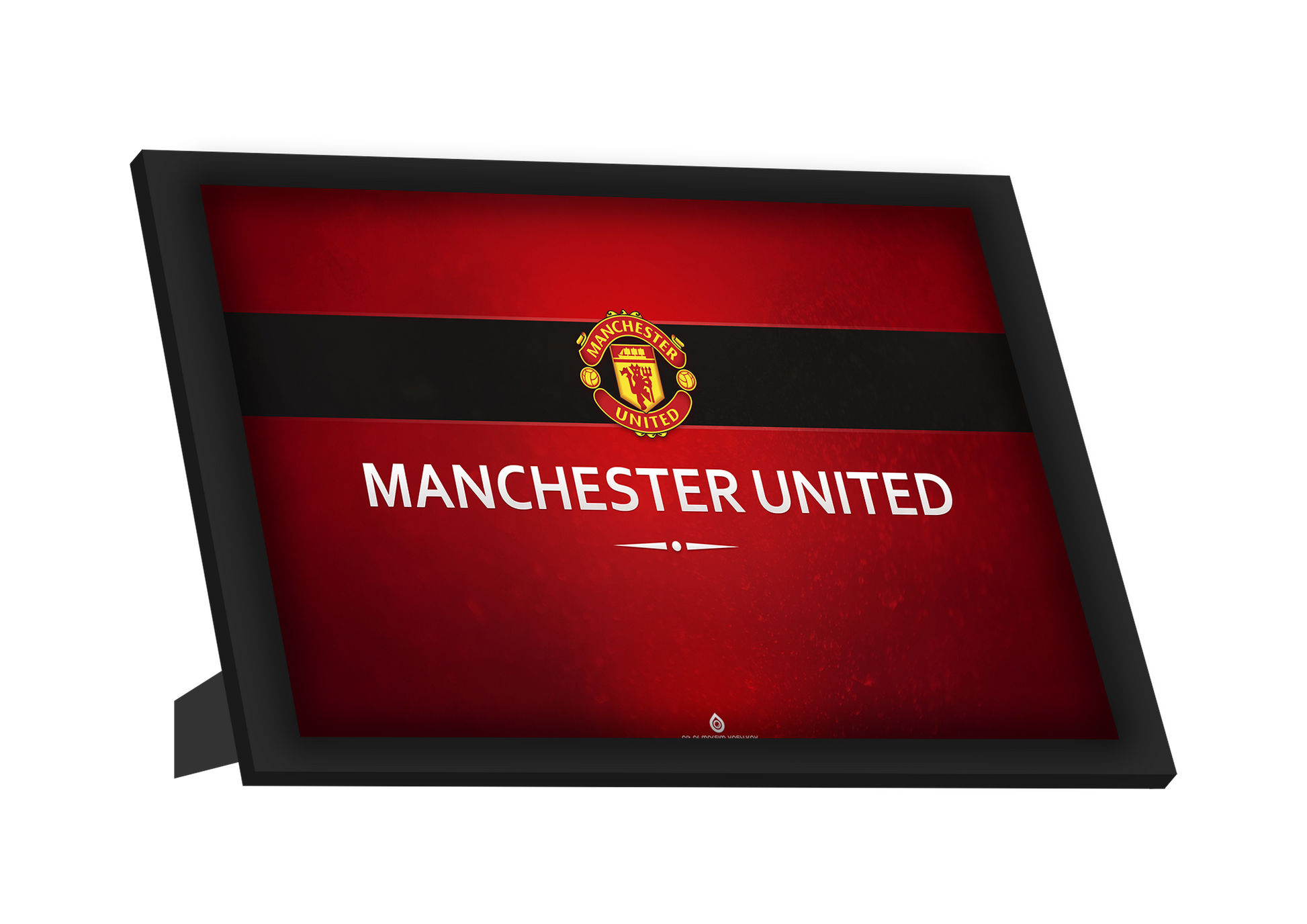 Framed Art, Manchester United Flag Framed Art, - PosterGully