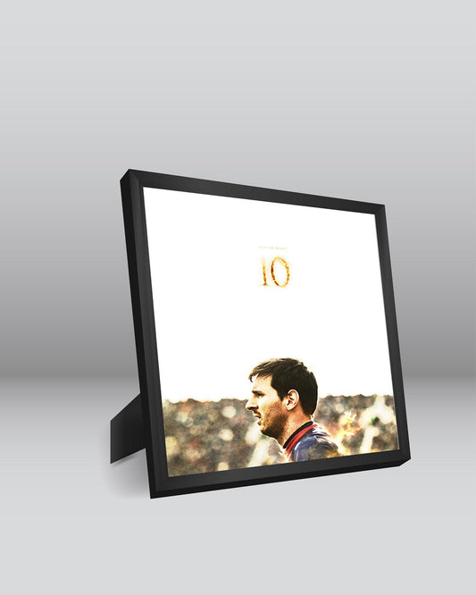 Framed Art, Messi On Fire Framed Art Print, - PosterGully - 1