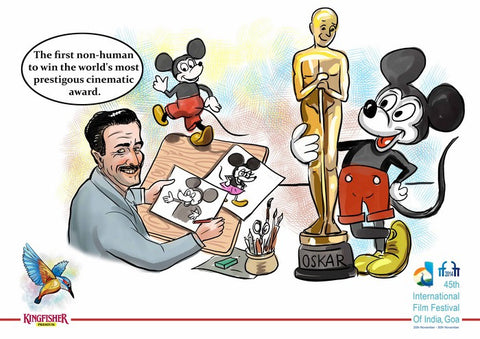 Kingfisher IFFI'14, Mickey Mouse | Kingfisher IFFI'14, - PosterGully