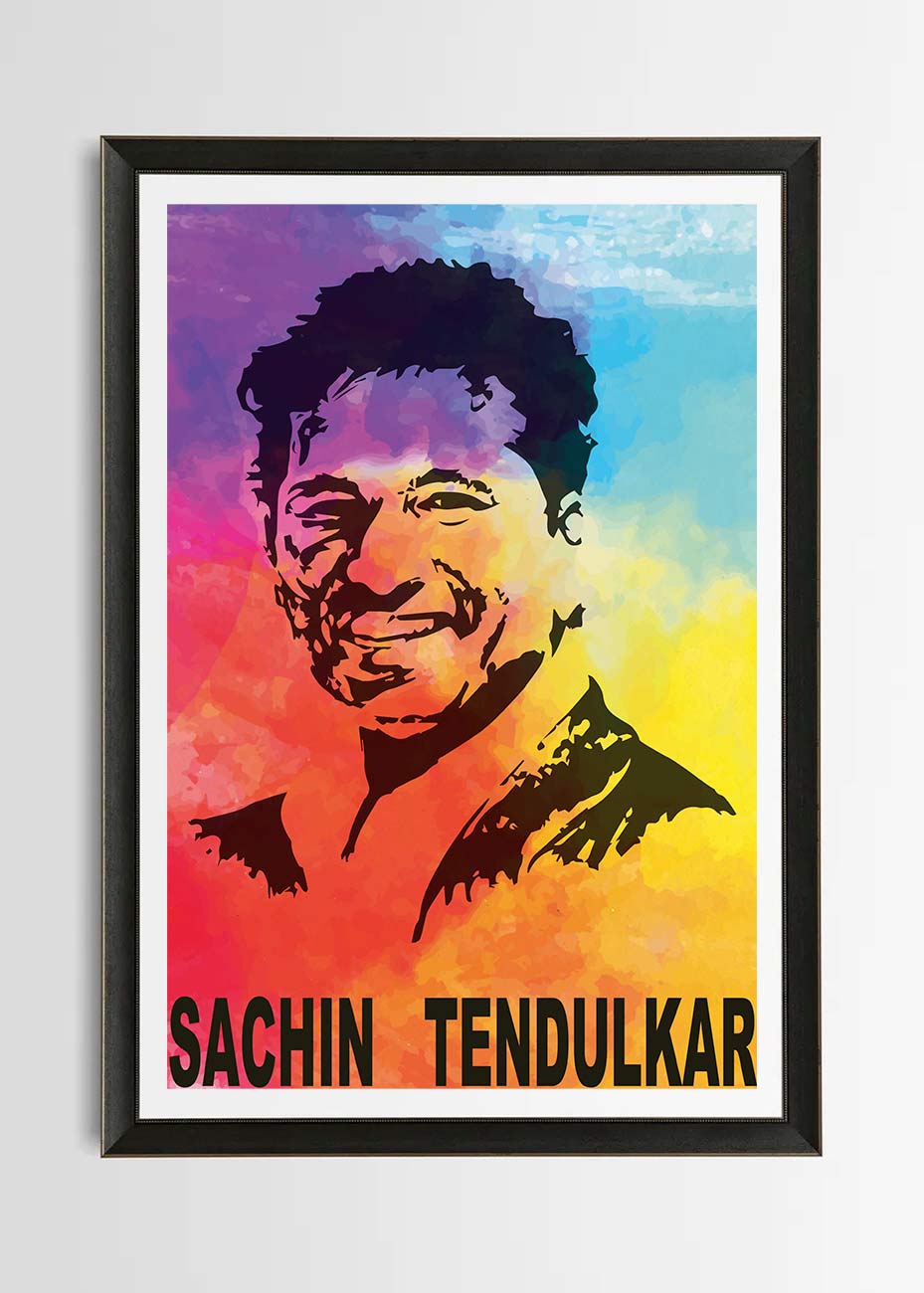 Order God Of Cricket Sir Sachin Tendulkar Online From Sandy Art Studio