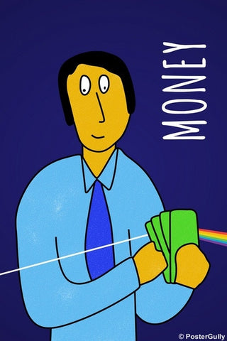Wall Art, Money | Pink Floyd | Humour, - PosterGully