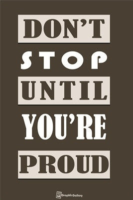 Motivational 1 Art PosterGully Specials