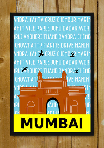 Glass Framed Posters, Mumbai Pop Art Glass Framed Poster, - PosterGully - 1