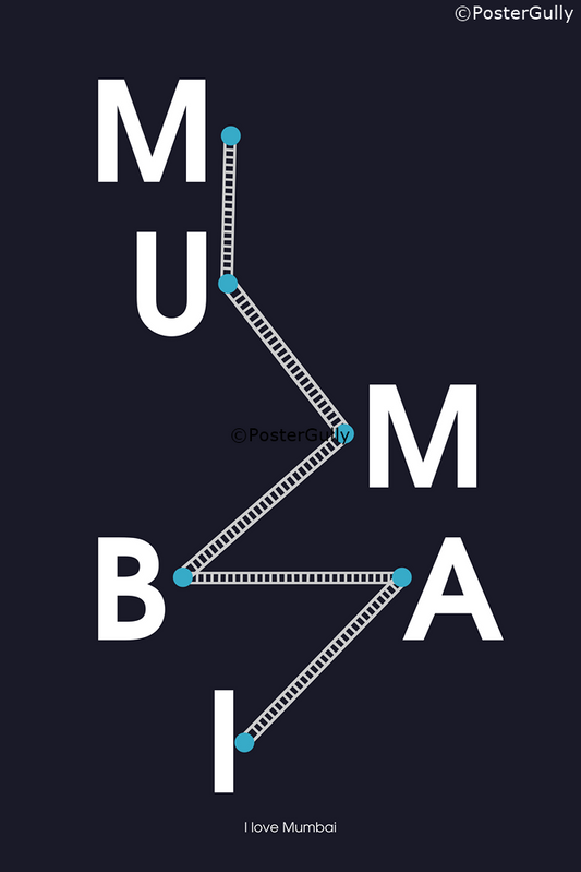 Wall Art, Mumbai Rails, - PosterGully