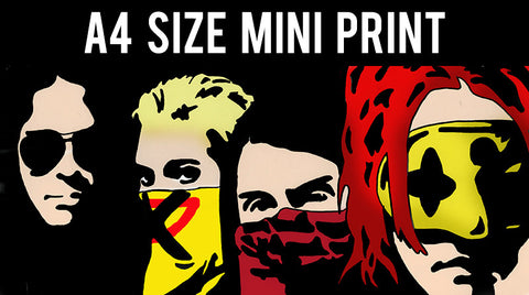 Mini Prints, My Chemical Romance Pop Art | Mini Print, - PosterGully