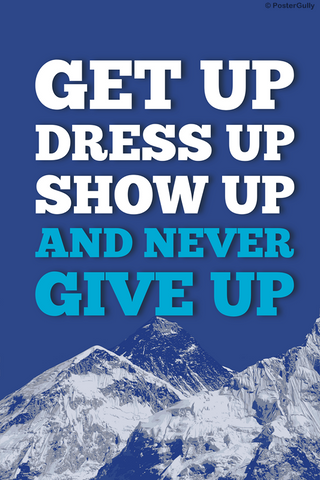 Wall Art, Never Give Up Motivational, - PosterGully