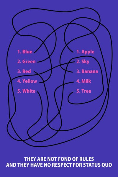 Wall Art, Not Fond Of Rules-Steve Jobs, - PosterGully