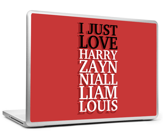 Laptop Skins, One Directin Laptop Skin, - PosterGully