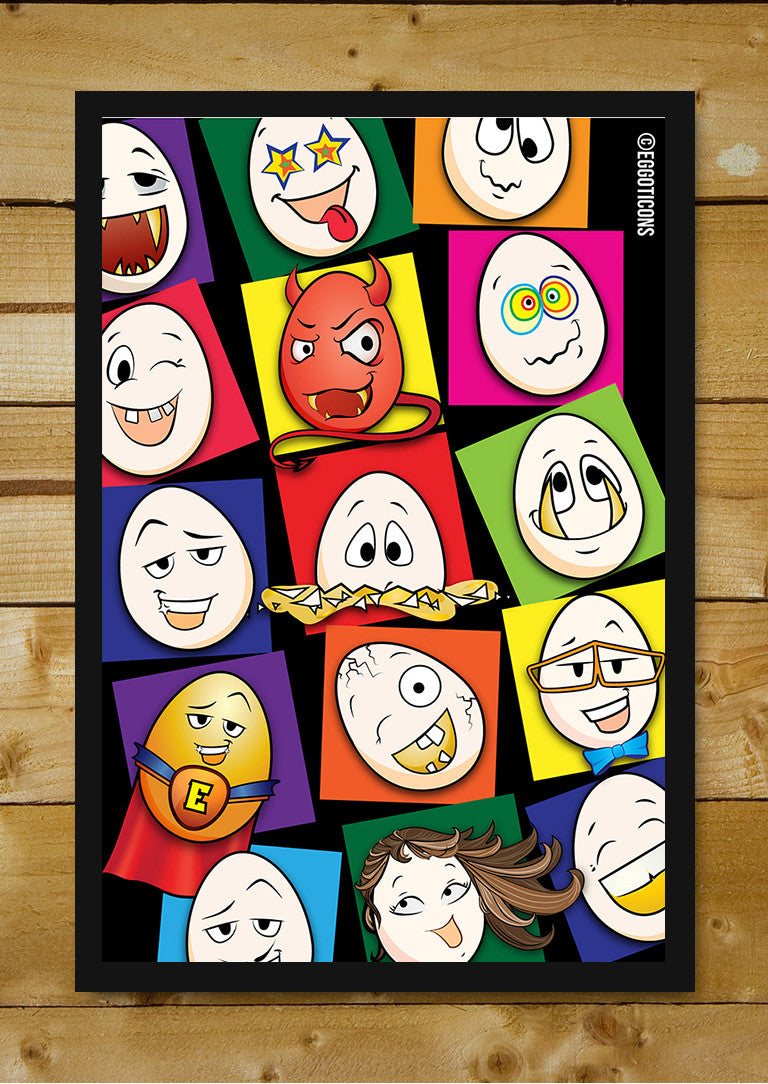 Wall Art, Eggoticons 7